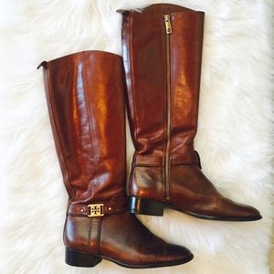Tory Burch Shoes - Authentic TORY BURCH brown leather riding boots Tory Burch Shoes - Authentic TORY BURCH brown leather riding boots