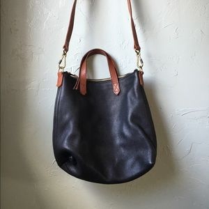 Madewell Accessories - Madewell Mini Transport Tote in Black Leather Madewell Accessories - Madewell Mini Transport Tote in Black Leather