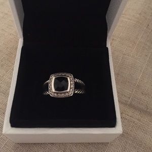 David yurman black onyx ring with diamonds David yurman black onyx ring with diamonds