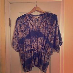 Kenar Tops - KENAR draw sting waist blouse, size small. Kenar Tops - KENAR draw sting waist blouse, size small.