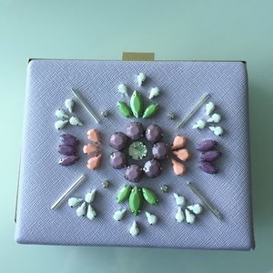 Missguided Handbags - NEW:Embellished lavender clutch Missguided Handbags - NEW:Embellished lavender clutch