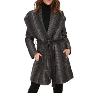 Jack by BB Dakota Jackets & Blazers - Grey Patterned coat Jack by BB Dakota Jackets & Blazers - Grey Patterned coat
