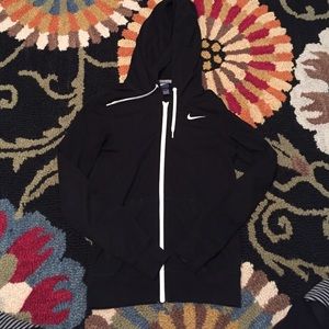 Nike Tops - Nike • Black zip-up hoodie Nike Tops - Nike • Black zip-up hoodie