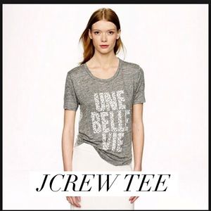 J. Crew Tops - Cool tee. Looks great w everything J. Crew Tops - Cool tee. Looks great w everything