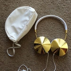 Frends Accessories - Frends Taylor Headphones - White/Gold Frends Accessories - Frends Taylor Headphones - White/Gold