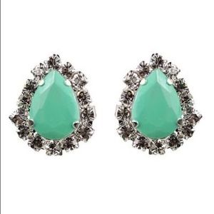 Jewelmint Jewelry - Jewelmint Mint Teardrop Studs Earrings Jewelmint Jewelry - Jewelmint Mint Teardrop Studs Earrings