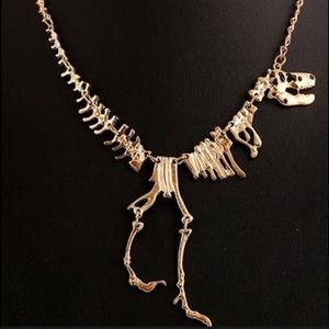 Jewelry - Dino Dinasour necklaces silver , gold or dark grey Jewelry - Dino Dinasour necklaces silver , gold or dark grey