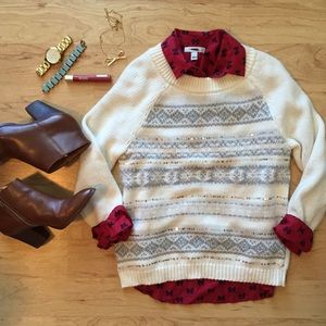 Old Navy Sweaters - Old Navy Fair Isle Sparkle sweater Old Navy Sweaters - Old Navy Fair Isle Sparkle sweater