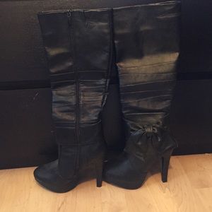 High heel knee high boots High heel knee high boots