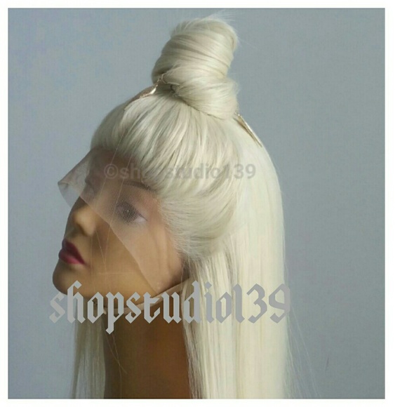 Accessories Sexy Blonde High Bun Lace Front Wig With Jewelry Poshmark