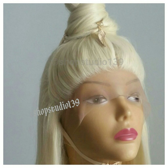 Accessories Sexy Blonde High Bun Lace Front Wig With Jewelry Poshmark