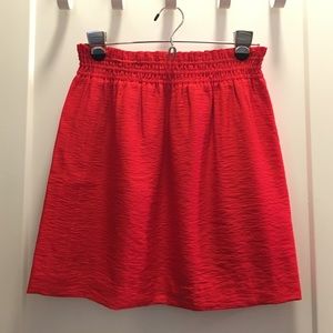 J. Crew Dresses & Skirts - J.Crew red skirt, size 2 J. Crew Dresses & Skirts - J.Crew red skirt, size 2