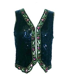 collection by Monique Jackets & Blazers - Sequin Vest collection by Monique Jackets & Blazers - Sequin Vest