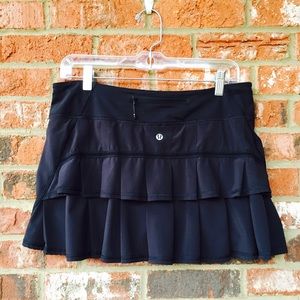 lululemon athletica Dresses & Skirts - LULULEMON Black PACE SETTER SKIRT lululemon athletica Dresses & Skirts - LULULEMON Black PACE SETTER SKIRT