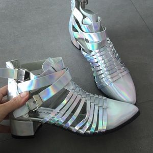 Natural breeze Shoes - NEW in box. Metallic caged shoes Natural breeze Shoes - NEW in box. Metallic caged shoes