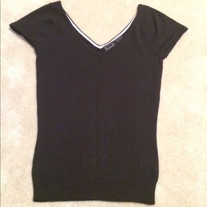 Kersh Black Knit Top Kersh Black Knit Top