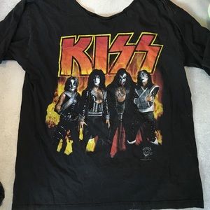 Vintage Tops - vintage kiss tee Vintage Tops - vintage kiss tee