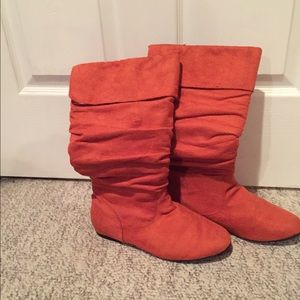 Traffic Shoes - Burnt Orange Boots Traffic Shoes - Burnt Orange Boots