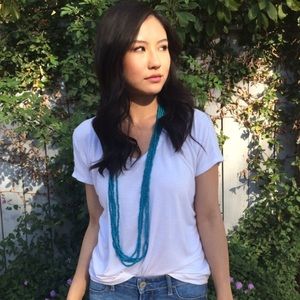 Jewelry - Long Blue Beaded Necklace Jewelry - Long Blue Beaded Necklace