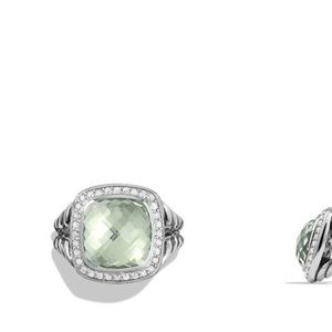 11 mm Prasiolite Albion David Yurman ring 11 mm Prasiolite Albion David Yurman ring