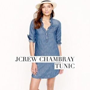 J. Crew Tops - Jcrew chambray tunic J. Crew Tops - Jcrew chambray tunic