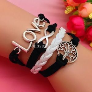 Love leather silver bracelet Love leather silver bracelet
