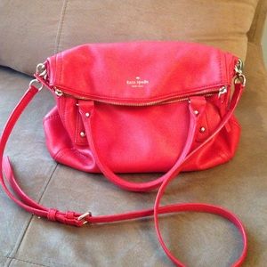 Red Leather Kate Spade Bag Red Leather Kate Spade Bag