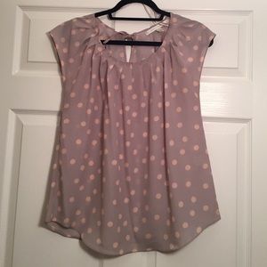 LC Lauren Conrad Tops - * REDUCED * Pastel Polka Dot Blouse LC Lauren Conrad Tops - * REDUCED * Pastel Polka Dot Blouse