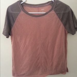 pink and gray t shirt from urban outfitters pink and gray t shirt from urban outfitters