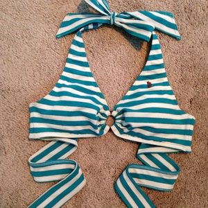 Juicy Couture Surf Royalty Striped Bikini Top Juicy Couture Surf Royalty Striped Bikini Top