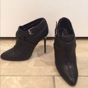 7 for all mankind black leather booties 7 for all mankind black leather booties