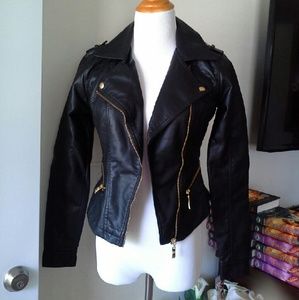BONGO Jackets & Blazers - Moto biker leather jacket BONGO Jackets & Blazers - Moto biker leather jacket