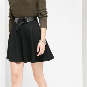 MANGO Elastic Skater Skirt; Black; Size S MANGO Elastic Skater Skirt; Black; Size S