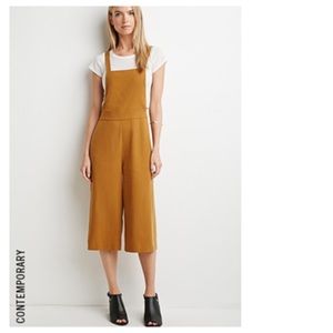 Forever 21 Pants - Mustard Culottes Overalls Forever 21 Pants - Mustard Culottes Overalls