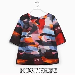 Mango Tops - ❤️HOST PICK!❤️ NWOT Mango Neoprene Top Mango Tops - ❤️HOST PICK!❤️ NWOT Mango Neoprene Top