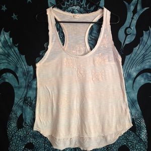 Silence and noise Slub racerback striped tank Silence and noise Slub racerback striped tank