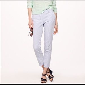 J. Crew Pants - ⚡️SALE⚡️J. Crew seersucker city fit crop J. Crew Pants - ⚡️SALE⚡️J. Crew seersucker city fit crop