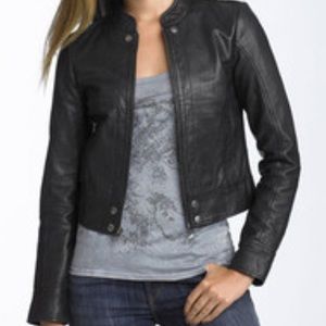 Gray Leather Bomber Jacket Gray Leather Bomber Jacket