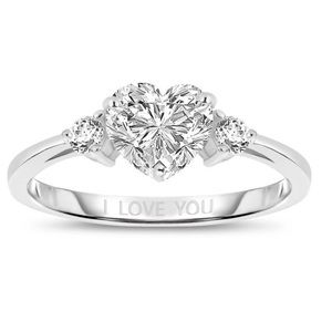 @hydrogirl Jewelry - 🎀925 Silver Cubic Zirconia Heart Ring🎀 @hydrogirl Jewelry - 🎀925 Silver Cubic Zirconia Heart Ring🎀