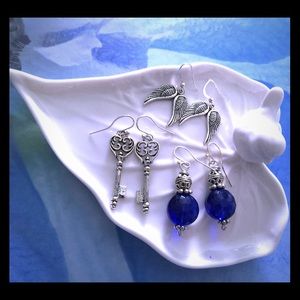 Jewelry Boutique Jewelry - 💙 3 pairs of earrings Jewelry Boutique Jewelry - 💙 3 pairs of earrings