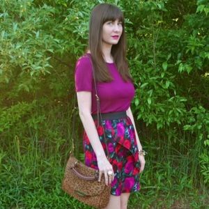 Urban Outfitters Dresses & Skirts - Rose Print Skirt Urban Outfitters Dresses & Skirts - Rose Print Skirt