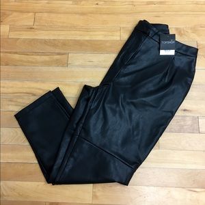 NWT's TopShop faux leather pants NWT's TopShop faux leather pants