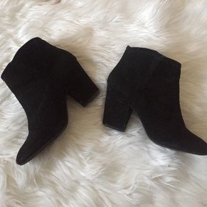 Black "Esther" booties from Shoemint Black "Esther" booties from Shoemint