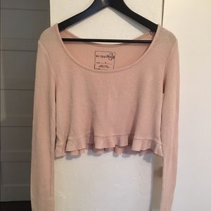 Free People Tops - Free People Cropped Thermal Size Small Free People Tops - Free People Cropped Thermal Size Small