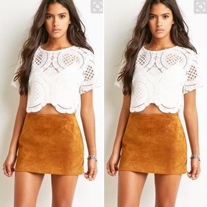 Vintage Purple Suede Mini Skirt Vintage Purple Suede Mini Skirt