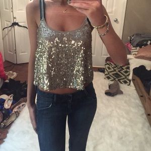 Abercrombie & Fitch Tops - LAST CHANCE --Sparkly tank Abercrombie & Fitch Tops - LAST CHANCE --Sparkly tank