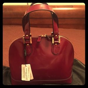 Alberta Di Canio Handbags - Alberta Di Canio Manolo Handbag in Red Amarena NWT Alberta Di Canio Handbags - Alberta Di Canio Manolo Handbag in Red Amarena NWT