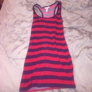 Striped Navy blue and red dress Striped Navy blue and red dress