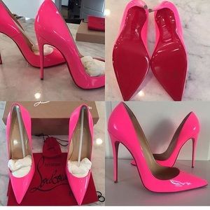 Christian Louboutin Shoes - Christian louboutin shocking pink size 39🅿️ Christian Louboutin Shoes - Christian louboutin shocking pink size 39🅿️
