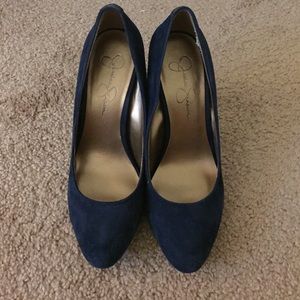 Jessica Simpson Blue Suede Pumps Jessica Simpson Blue Suede Pumps